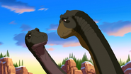 Grandma and Grandpa Longneck in The Land Before Time XIV: Journey of the Brave