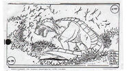 Don Bluth Storyboards Land Before Time 039