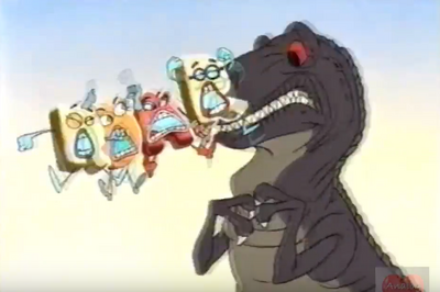Sharptooth is Scared by Cereal