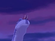 Sue with Littlefoot and Shorty on her head