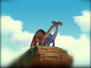 Bron (left) and Littlefoot's Mother (right)