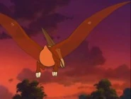 Pterano flies off to live out his exile from the Great Valley.