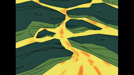 A reanimated fiery pit in the remastered version