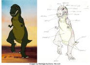 Reference sheet of Sharptooth's anatomy