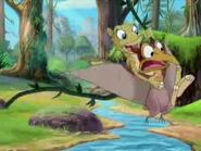 Ducky have a ride with Petrie.