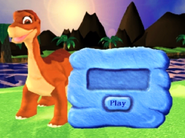 Littlefoot as he appears in The Land Before Time: Dinosaur Arcade 3D