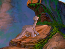 Littlefoot tries to reach the top