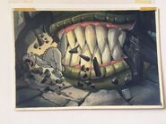 DON BLUTH Hand-Painted Original Color Key THE LAND BEFORE TIME 1988 1