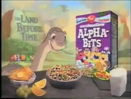 Littlefoot in a Marshmallow Alpha-Bits commercial