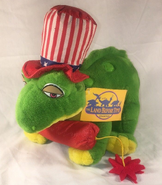 Patriotic 4th of July Spike plush