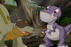 Chomper with Spike, in the television series.