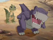 Chomper roaring