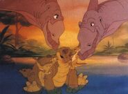 The land before time Spike's new family