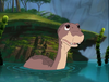 Littlefoot tells his grandparents about Pterano and his pals