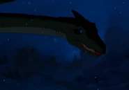 An Elasmosaurus as seen in the opening sequence of The Land Before Time IX: Journey to Big Water. This individual could be Elsie.