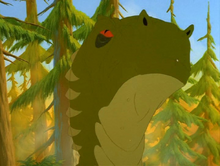 Plated Sharptooth sniffing his surroundings