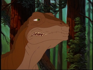 The sharptooth sniffing