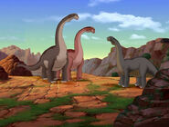 Sue tells Grandma and Grandpa Longneck that she is going to walk back with her boyfriend.