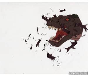 Sharptooth Jumpscare (Original deleted scene animation cel)