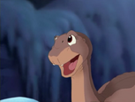 Littlefoot singing the song "The Lesson"