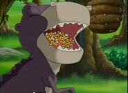 Chomper eating Stinging Buzzers