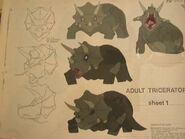 Concept art of Topps, along with Cera's Mother.