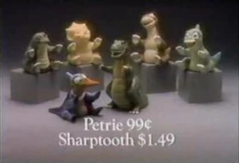 land before time hand puppets from pizza hut