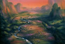 The Great Valley, viewed from above.