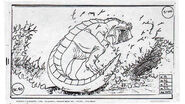 Don Bluth Storyboards Land Before Time 040