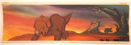 Cera LAND BEFORE TIME Key Concept DON BLUTH Production cel Art feature painting