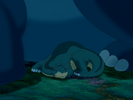 Littlefoot sleeping