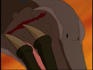 The sharptooth scars the Lone Dinosaur