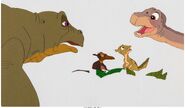 The Land Before Time Spike, Pietre, Ducky and Littlefoot deleted 3