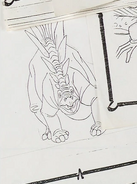 Unused design for an adult Stegosaurus, reused in the early sequels