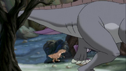 The family bypassing Chomper.