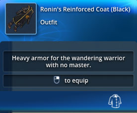 Ronin's Reinforced Coat (Black) | Landmark Wiki | Fandom