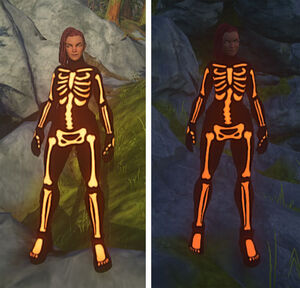 Skeletal-body-suit-orange