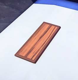 Striped Wood Trapdoor prop placed