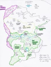 Map of Summer Feywild