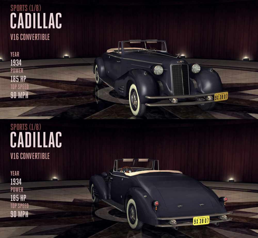 Cadillac V16 Convertible | L.A. Noire вики | Fandom