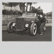 Photo of Del Gado with his Ford H-Boy