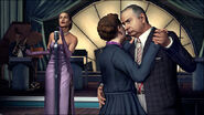 Walter Mensch dancing, while Elsa sings.