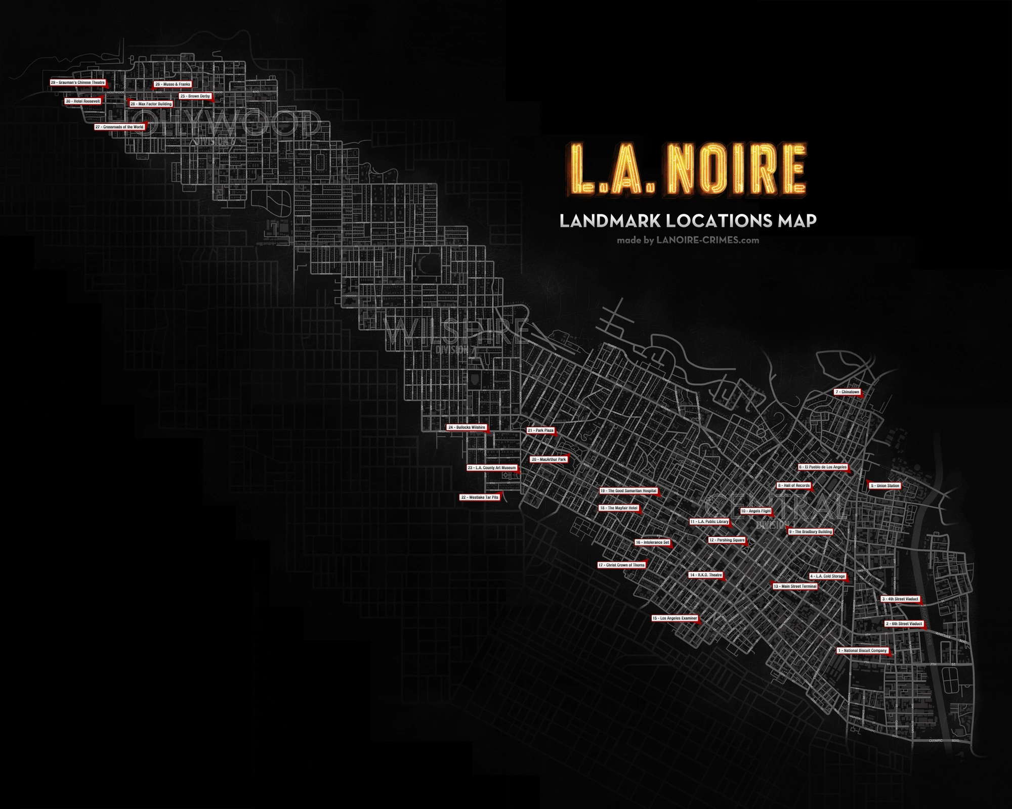 Landmarks L.A. Noire Wiki Fandom