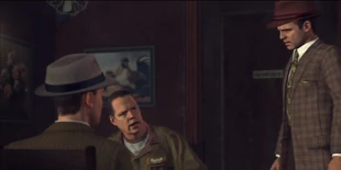 Adrian Black's friend, Frank Morgan.