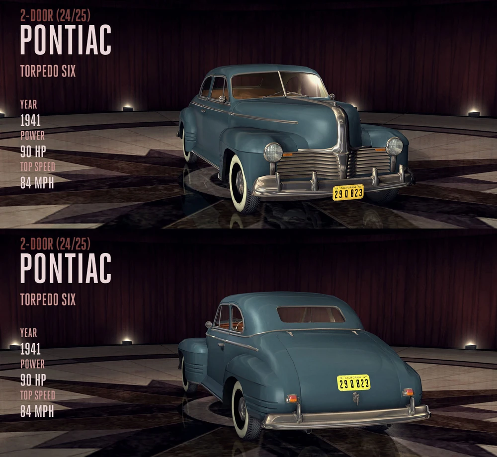 Pontiac Torpedo Six | L.A. Noire вики | Fandom