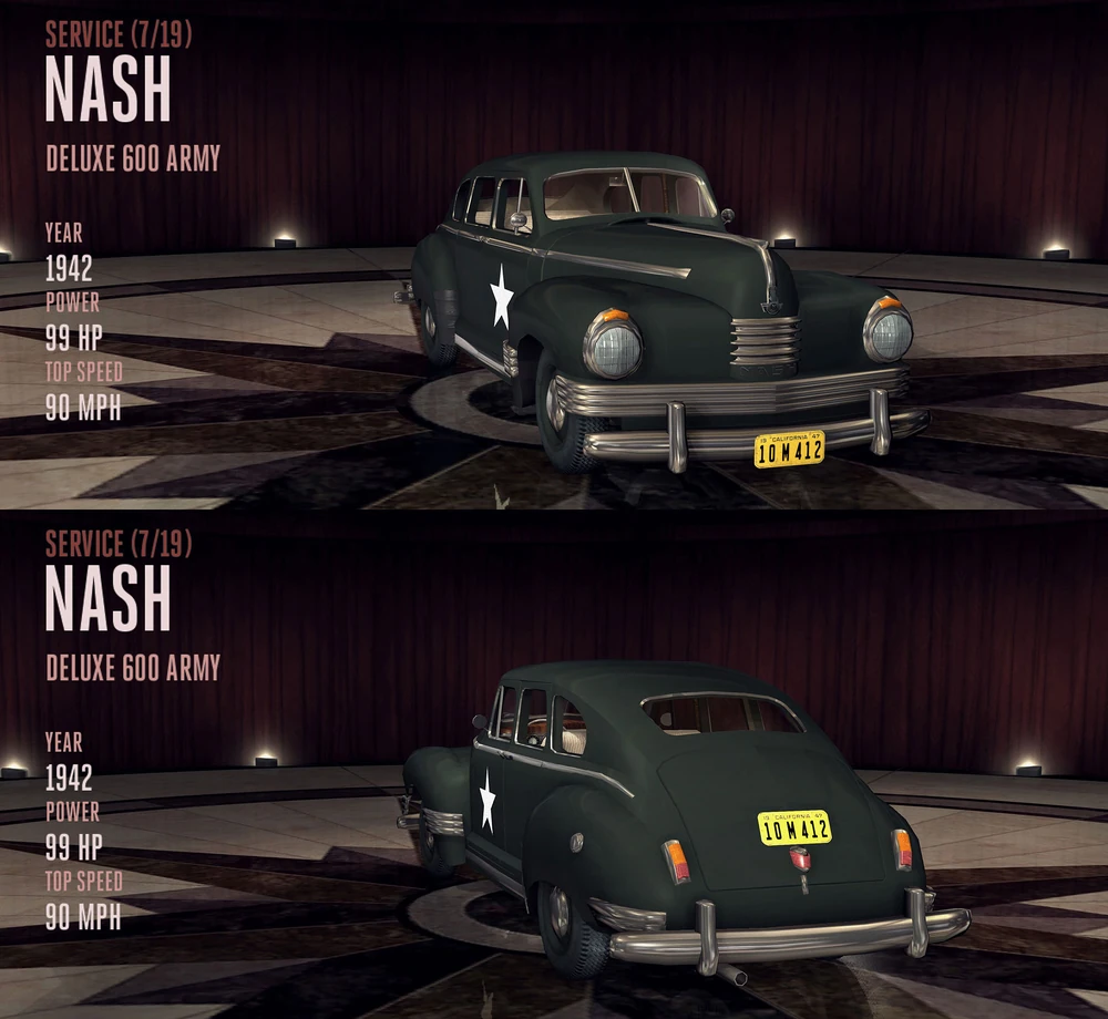 Nash Deluxe 600 Army | L.A. Noire вики | Fandom