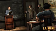 L.A. Noire106.jpg (384 kio) Arrivée de Cole Phelps et Stefan Bekowsky en salle de briefing avec le capitaine Gordon Leary