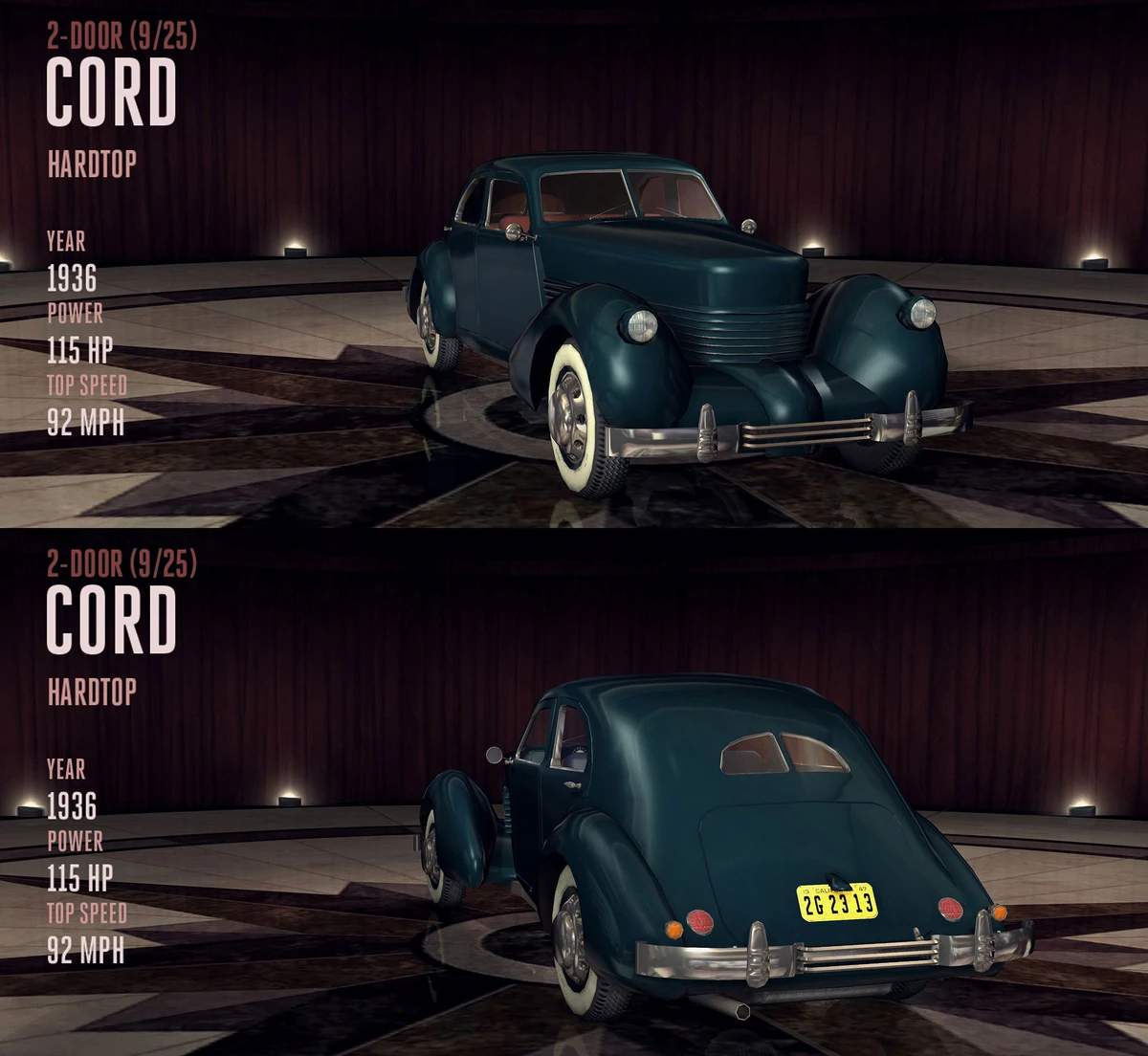 Cord Hardtop | L.A. Noire Wiki | Fandom