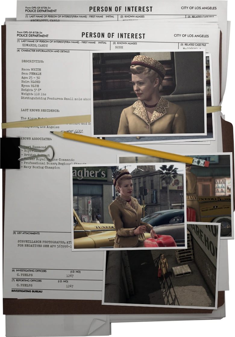 Candy Edwards L.A. Noire Wiki Fandom