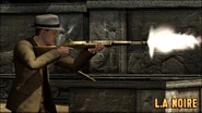 Cole armé d'un fusil